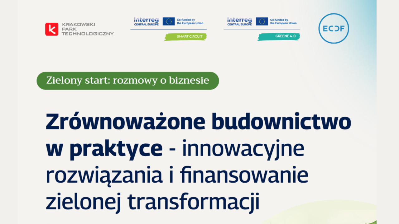 baner wydarzenia zrównoważone budownictwo